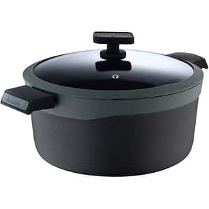 Cratita MASTERPRO Gastro Reeco, 4.7l, 24cm, aluminiu, negru