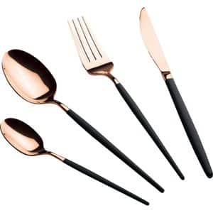 Set tacamuri BERLINGER HAUS BH3073, 24 piese, otel inoxidabil, rose gold