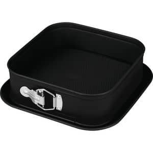 Forma de copt patrata BERLINGER HAUS BH 7890N, 28 x 28 cm, otel, negru mat