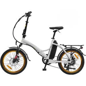 Bicicleta asistata electric ARGENTO E-MOBILITY Piuma-S, 20 Inch, alb