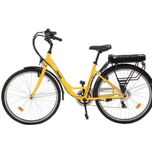 Bicicleta asistata electric JEEP City E-Bike JE-C28L, 28 Inch, galben