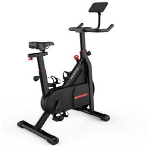 Bicicleta spinning YESOUL C1A, volanta 6kg, 100 trepte, greutate suportata 120kg, negru