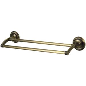 Suport prosop dublu BISK Deco A.B. 00411, 61 cm, bronz