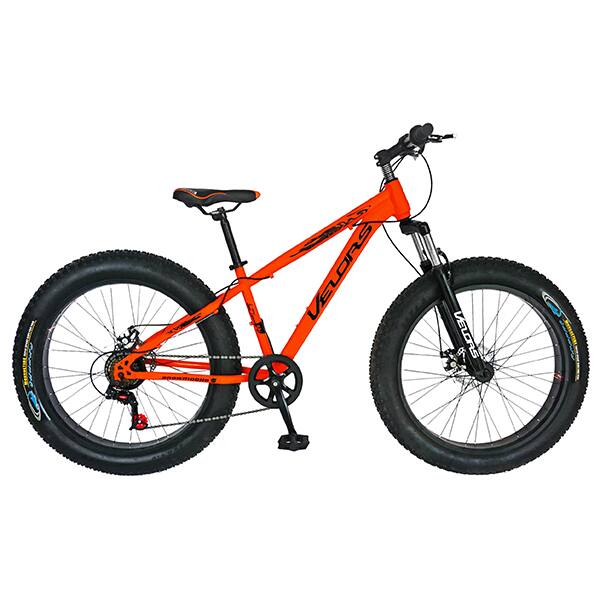 Boost Queen index Bicicleta FAT BIKE VELORS V2677A, 26", cadru otel, portocaliu