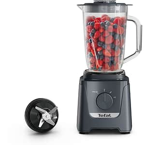 Blender TEFAL BlendForce BL585BF0, 1.25l, 600W, 2 trepte viteza, gri inchis