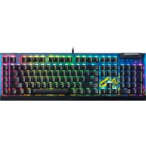 Tastatura Gaming mecanica RAZER BlackWidow V4 X Fortnite Edition, Yellow Clicky Switch, US, negru
