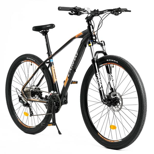 Bicicleta MTB CARPAT C2989H, 29", cadru aluminiu, negru-portocaliu