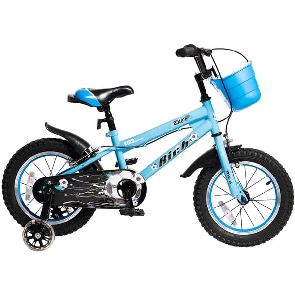 Supple cavity doubt Bicicleta copii RICH Baby R1407A, roata 14", frane C-Brake, albastru