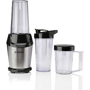 Blender GORENJE BN1000BK, 0.75l, 1000W, 2 trepte viteza, argintiu-negru