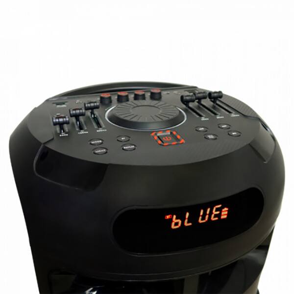 Sistem audio E-BODA Monster Party M100, 100W RMS, Bluetooth, USB, TF, AUX, negru