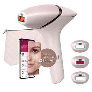 Epilator IPL PHILIPS Lumea Seria 9000 BRI953/02, 450.000 impulsuri, 3 accesorii, roz