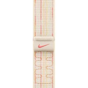 Bratara pentru APPLE Watch 40mm Sport Loop Starlight/Pink Nike, MC1Q4ZM/A