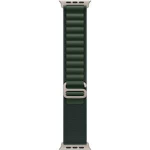 Bratara pentru APPLE Watch 49mm Dark Green Alpine Loop Large Natural Titanium Finish, MXMW3ZM/A