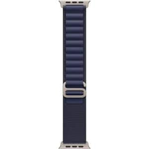Bratara pentru APPLE Watch 49mm Navy Alpine Loop Small Natural Titanium Finish, MXMX3ZM/A