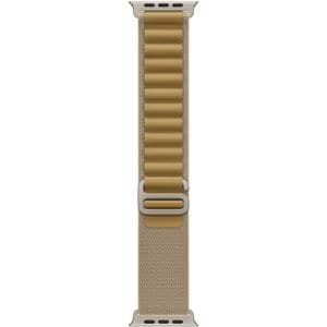 Bratara pentru APPLE Watch 49mm Tan Alpine Loop Medium Natural Titanium Finish, MXN23ZM/A