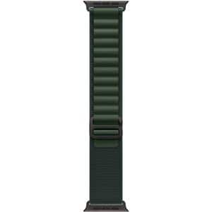 Bratara pentru APPLE Watch 49mm Dark Green Alpine Loop Large Black Titanium Finish, MYPT3ZM/A