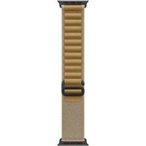 Bratara pentru APPLE Watch 49mm Tan Alpine Loop Medium Black Titanium Finish, MYQ13ZM/A