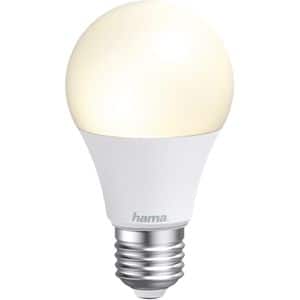 Bec LED Smart HAMA 176600, E27, 10W, 806lm, Wi-Fi, lumina variabila, compatibil Alexa