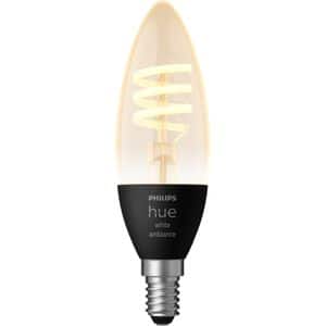 Bec LED Smart PHILIPS Hue 8719514411807, E14, 4.6W, 350lm, Wi-Fi, lumina variabila, compatibil Alexa, Google Assistant