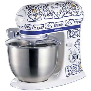 Robot de bucatarie ARIETE Capri C15880CAR0, vas 5.5l, 2400W, 7 trepte viteza, alb-albastru