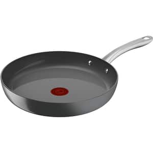 Tigaie TEFAL Renew+, 20 cm, aluminiu reciclat, Thermo-Signal, invelis ceramic, gri