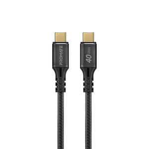 Cablu USB-C - USB-C PROMATE POWERBOLT240, 2m, negru