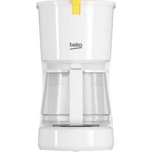 Cafetiera BEKO CFM4340W, 1.25l, 900W, pana la 10 cesti, alb-gri