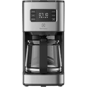 Cafetiera ELECTROLUX Create 5 E5CM1-6ST, 1.37l, 1000W, 10 cesti, argintiu-negru