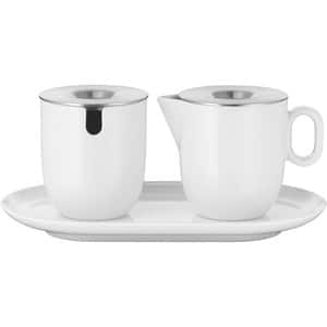 Set cani WMF Barista Sugar & Milk 695899440, 3 piese, portelan, alb 