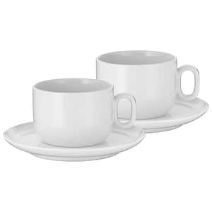 Set cesti WMF Barista Cappuccino 695949440, 4 piese, portelan, alb