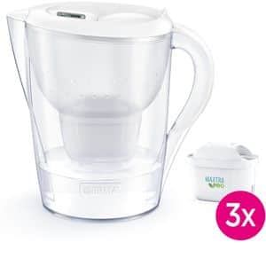 Cana filtranta BRITA Marella XL + 3 filtre Maxtra Pro BR1052782, 3.5l, alb-transparent