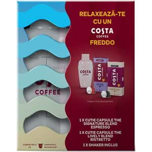 Pachet COSTA COFFEE Freddo 000770, 20 capsule, Shaker, 114g