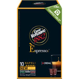 Capsule cafea VERGNANO Napoli, compatibile Nespresso, 10 capsule, 55g