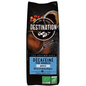 Cafea macinata DESTINATION Decafeine Eco, 250g