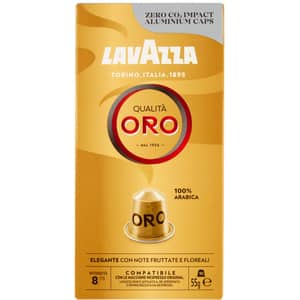 Capsule cafea LAVAZZA Qualita Oro, compatibile Nespresso, 10 capsule, 55g