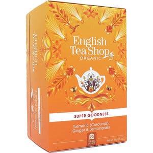 Ceai ENGLISH TEA SHOP Organic Super Goodness Turmeric&Ghimbir&Lemongrass, 35g, 20 buc
