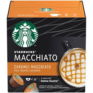 Capsule cafea STARBUCKS Caramel Macchiato, compatibile Dolce Gusto, 12 capsule, 127.8g