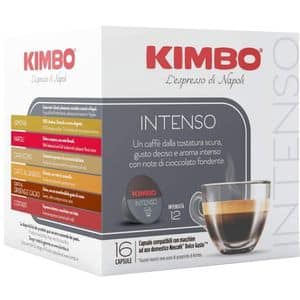 Capsule cafea KIMBO Intenso, compatibile Dolce Gusto, 16 capsule, 112g