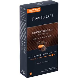 Capsule cafea DAVIDOFF Cafe Espresso 57 Ristretto 226666, 10 capsule, 55g
