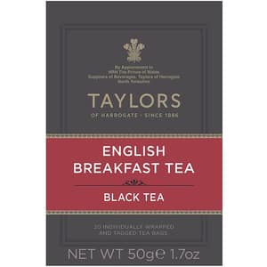 Ceai negru TAYLORS OF HARROGATE English Breakfast, 20 buc, 50g