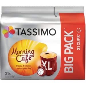Capsule cafea TASSIMO Morning Cafe Big Pack, compatibile Tassimo, 21 capsule, 163.8g