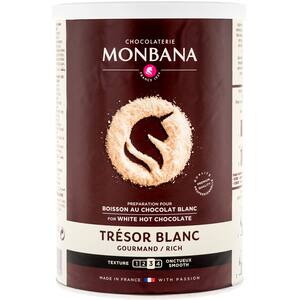 Ciocolata calda MONBANA Tresor Blanc, 500g