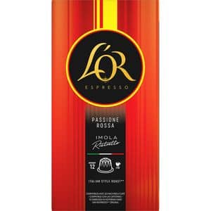 Capsule cafea L'OR Passione Rossa Imola Ristretto, compatibile Nespresso, 10 capsule, 52g