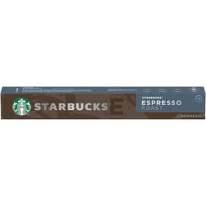 Capsule cafea STARBUCKS Espresso Roast, compatibile Nespresso, 10 capsule, 57g