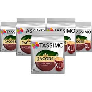 Capsule cafea TASSIMO Crema XL, compatibile Tassimo, 80 capsule, 664g