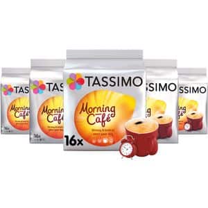 Capsule cafea TASSIMO Morning Cafe, compatibile Tassimo, 80 capsule, 624g