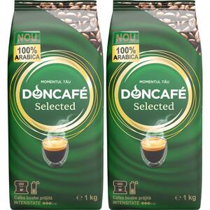 Pachet cafea boabe DONCAFE Selected, 2 x 1000g