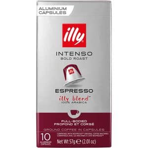 Capsule cafea ILLY Espresso Intenso, compatibile Nespresso, 10 capsule, 57g