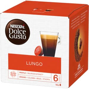 Capsule cafea NESCAFE Caffe Lungo, compatibile Dolce Gusto, 16 capsule, 89.6g