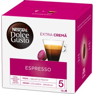 Capsule cafea NESCAFE Espresso, compatibile Dolce Gusto, 16 capsule, 96g